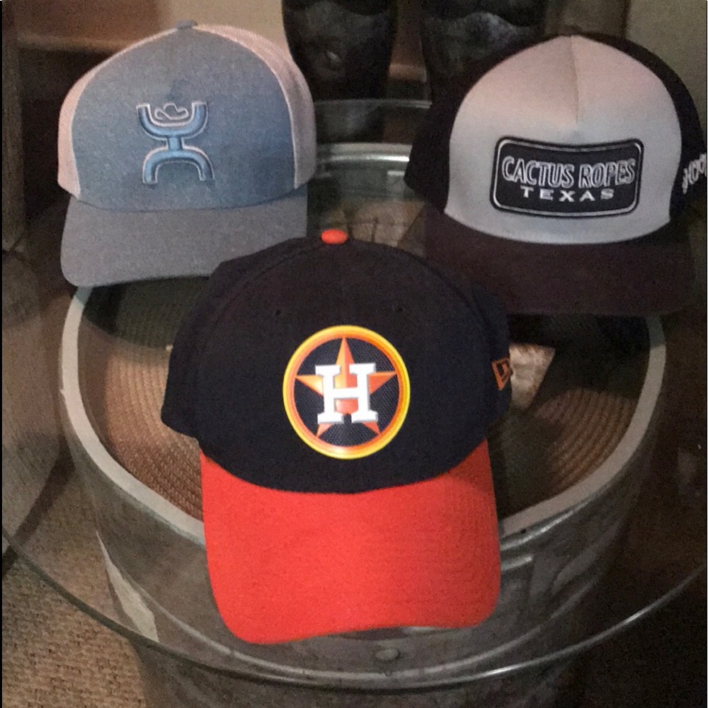 Hooey hat, Cactus Ropes Hat, Astro’s Hat.